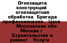 Огнезащита конструкций, огнезащитная обработка. Бригада профессионалов › Цена ­ 790 - Московская обл., Москва г. Строительство и ремонт » Услуги   